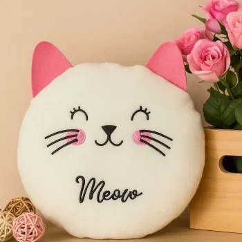 Sevimli Kedi Orta Boy Bebek Çocuk Yastık