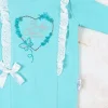 Love Kalp Nakışlı % 100 Pamuk Kız Bebek Tulumu