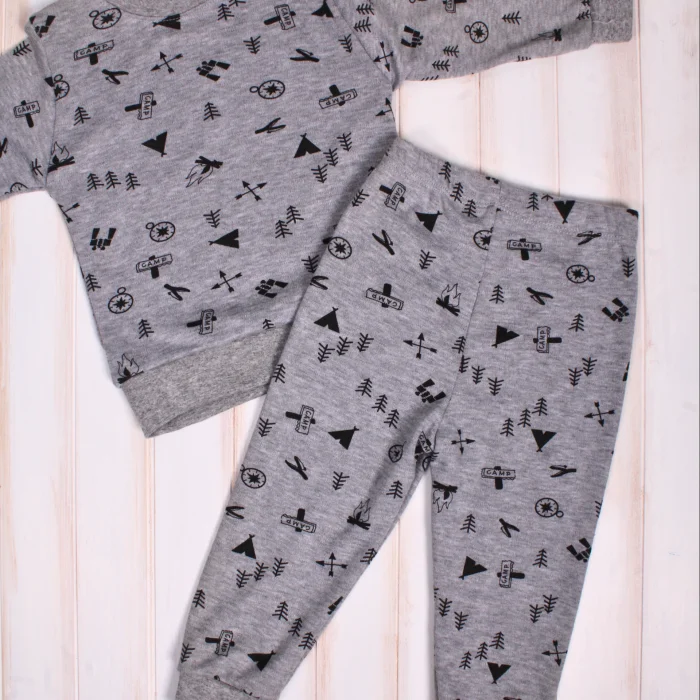 Erkek Bebek Eşofman Takımı %100 Pamuk