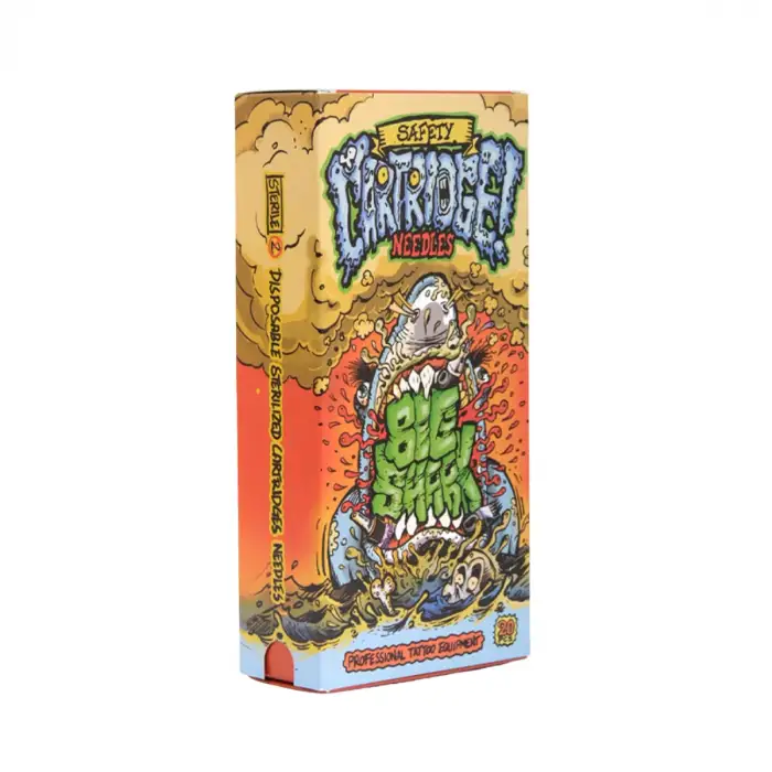 Big Shark 9 RS (Round Shader) Kartuş Dövme İğnesi 20 Adet/Kutu 1009 RSLT