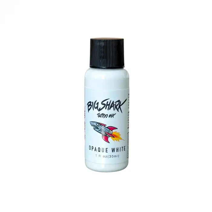 Big Shark Tattoo Ink - Opaque White 1 oz (30ml)
