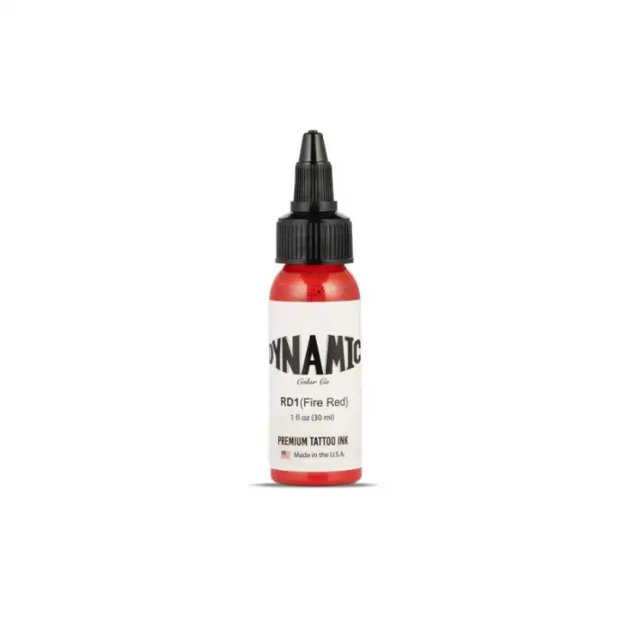 DYNAMIC- FIRE RED Kırmızı Dövme Boyası 1oz/30ml
