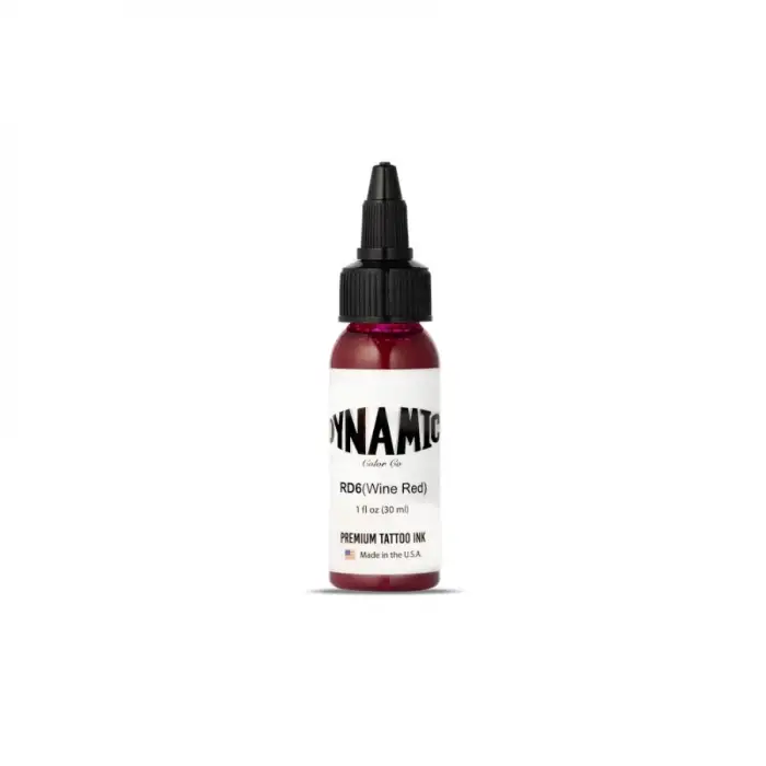 DYNAMIC- WINE RED Kırmızı Dövme Boyası 1oz/30ml