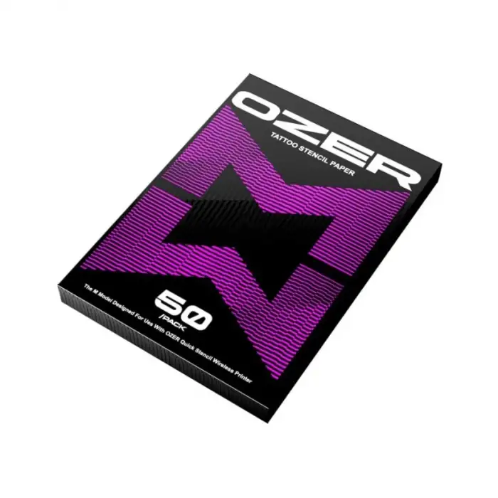 Ozer Termal Yazıcıya Özel Thermal Transfer Kağıdı A4 Boyutunda 1 Kutu - 50 Adet