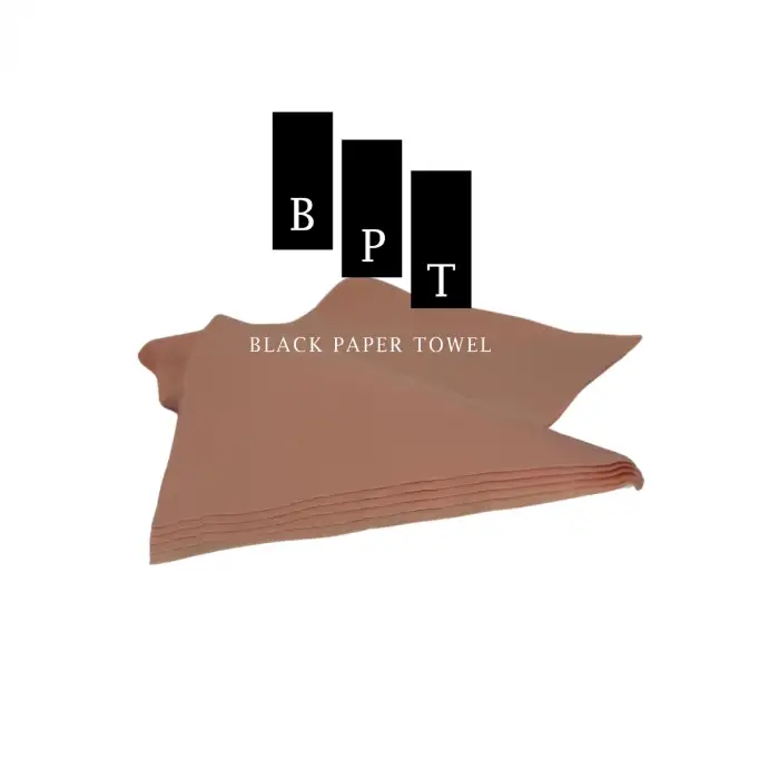 Black Paper Towel -  Kare Havlu Pembe 100Adet/Paket