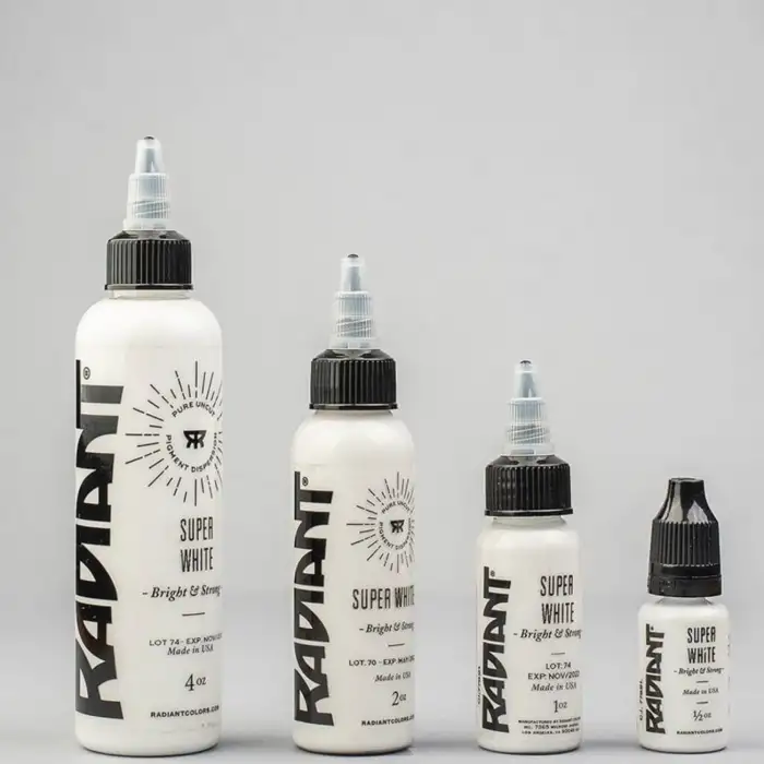 Super White - Radiant Tattoo Dövme Boyası  - 4oz/120ml
