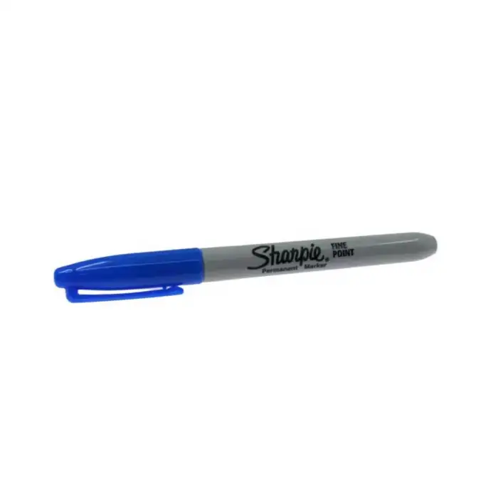 Sharpie Fine Point Permanent Marker Blue (Mavi Vücut Kalemi)