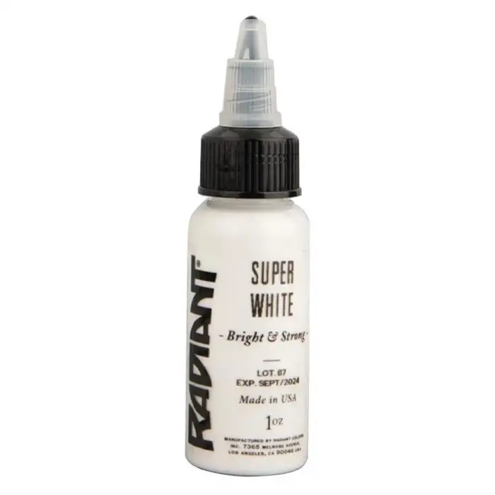 Radiant Colors Super White - Radiant Tattoo Dövme Boyası - 1oz/30ml