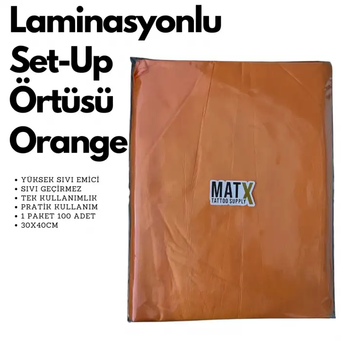 Set-Up Örtüsü 30*40cm Orange (Turuncu)