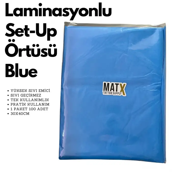 Set-Up Örtüsü 30*40cm Blue (Mavi)