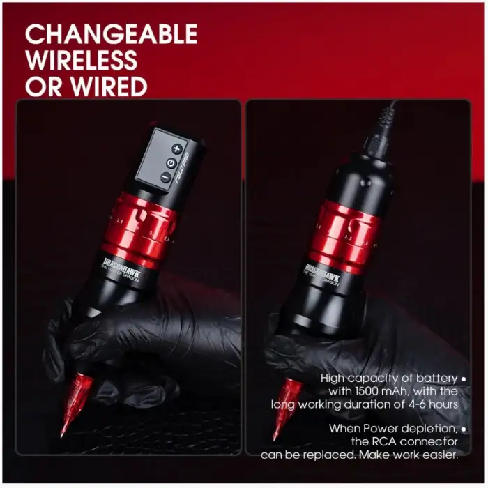 Mast Fold Pro Year Of Dragon Edition Wireless Tattoo Machine - Kablosuz Dövme Makinesi