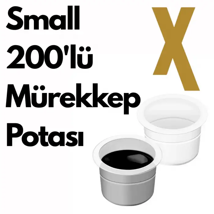 Dövme Mürekkep Kapları Small 200lü Şeffaf Mürekkep Potası