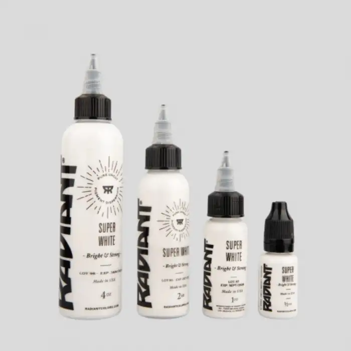Super White - Radiant Tattoo Dövme Boyası - 0,5oz/15ml