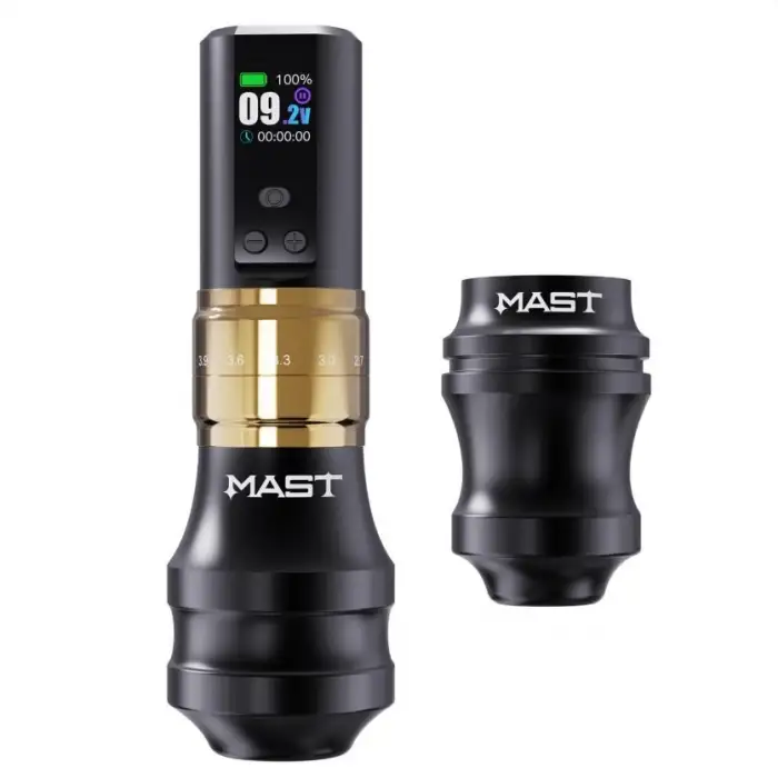 Mast Fold 2 Pro Gold With Single Battery - Kablosuz Dövme Makinesi