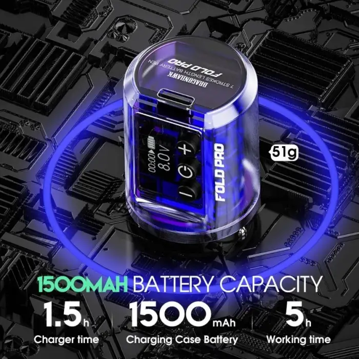 Mast Fold Pro With Dual Battery - Kablosuz Dövme Makinesi