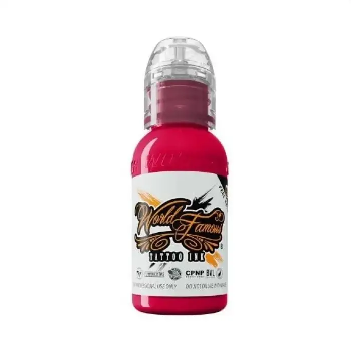 Melek Bright Pink - World Famous Ink Dövme Boyası - 1oz/30ml
