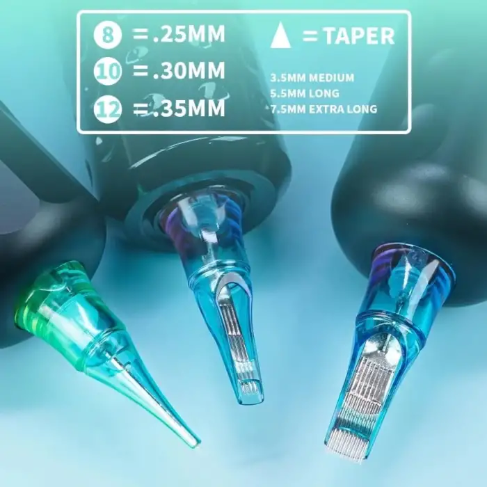 WJX Ultimate Cartridges - 0805 RL Round Liner Long Taper - Kartuş Dövme İğnesi