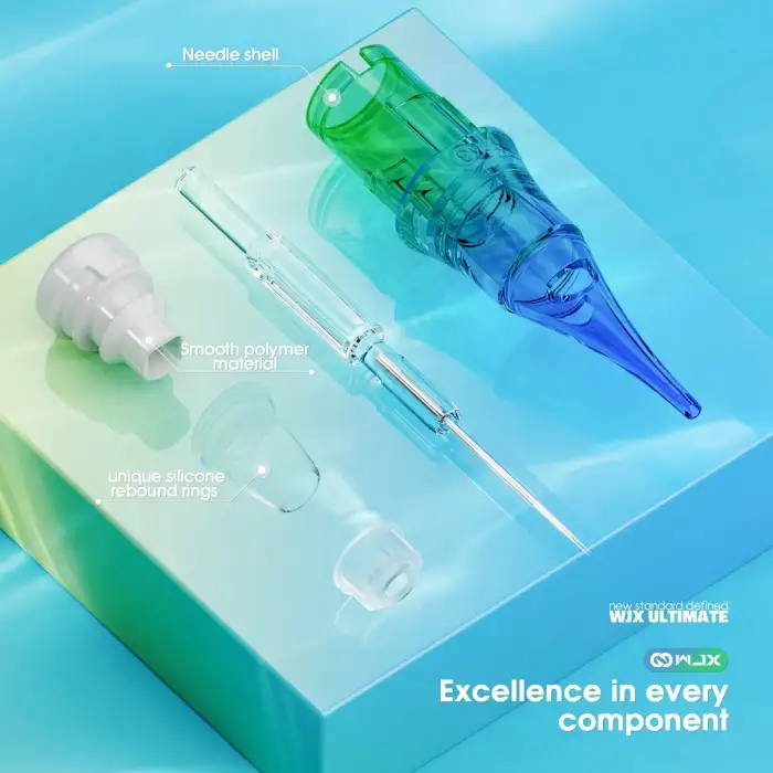 WJX Ultimate Cartridges - 1005 RS Round Shader Long Taper - Kartuş Dövme İğnesi