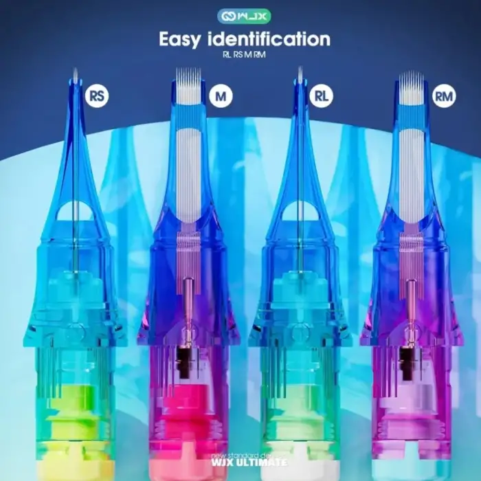 WJX Ultimate Cartridges - 1023 RM-1 Round Magnum Long Taper - Kartuş Dövme İğnesi