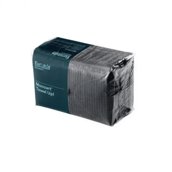 Euronda Monoart® Towel Up! Katlı Set-Up Örtüsü - Siyah