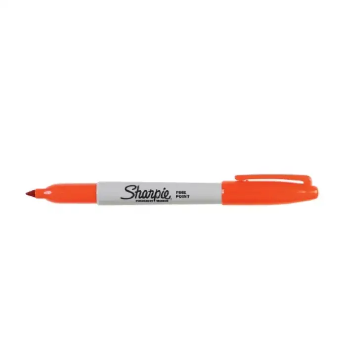 Sharpie Fine Point Permanent Marker Orange (Turuncu Vücut Kalemi)