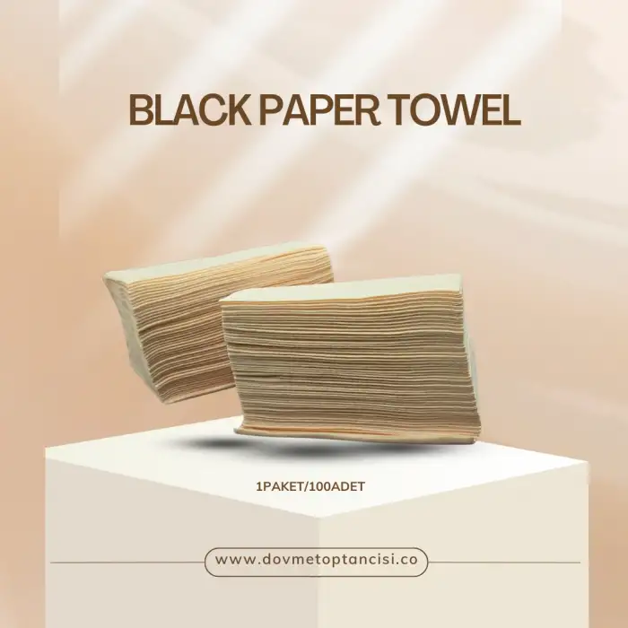 BPT- Black Paper Towel - KATLI 100 lü PEMBE YUMUŞAK