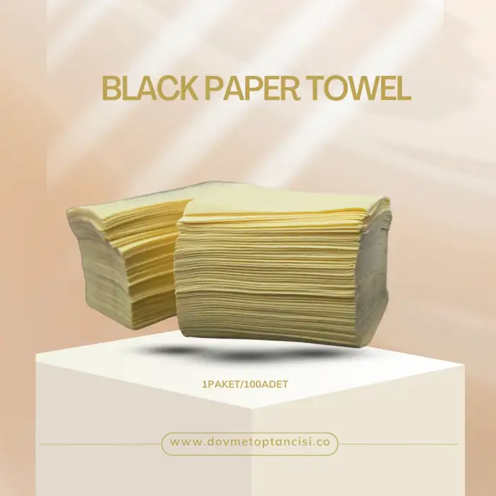BPT- Black Paper Towel - KATLI 100 lü SARI YUMUŞAK