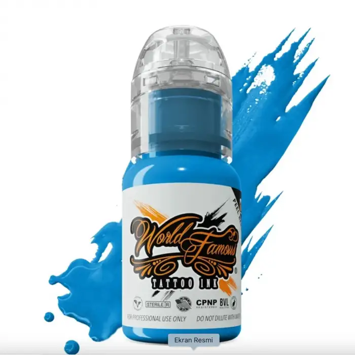 Donatello Blue - World Famous Ink Dövme Boyası - 1/2oz/15ml