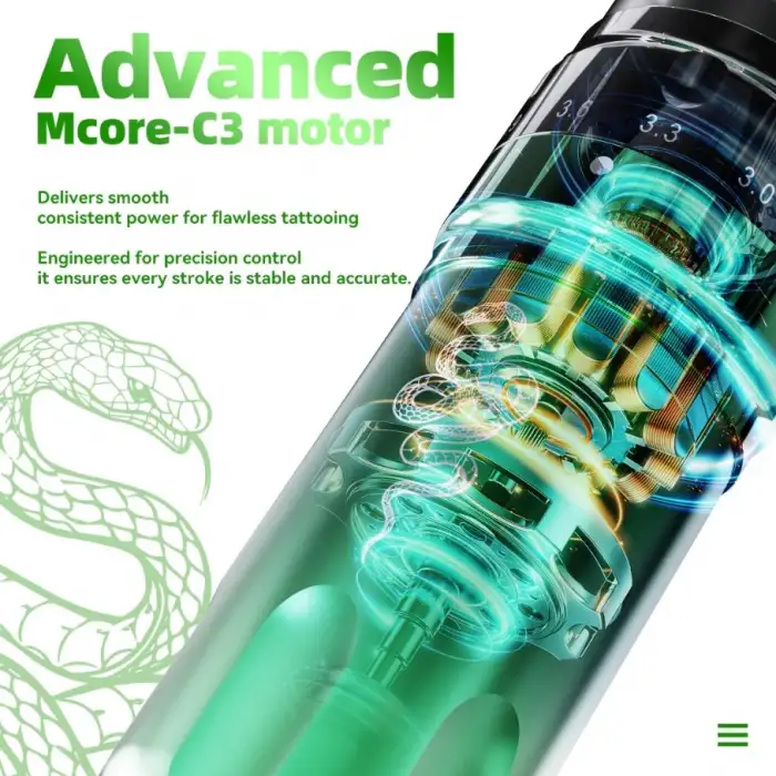 Mast Fold Pro Year Of Snake Edition - Kablosuz Dövme Makinesi