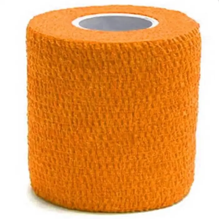Dövme Makinesi Sarma Bandı Turuncu (Kendinden Yapışkanlı Elastik Bant - Grip Cover) 5mm