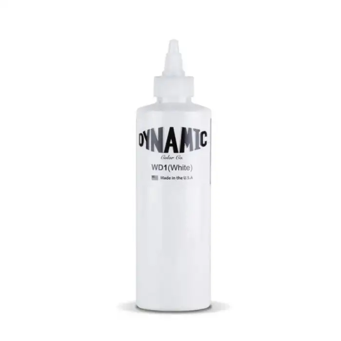 Dynamic White - Beyaz Tattoo Dövme Boyası - 8oz/240ml
