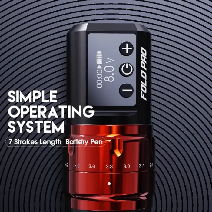 Mast Fold Pro Year Of Dragon Edition Wireless Tattoo Machine - Kablosuz Dövme Makinesi