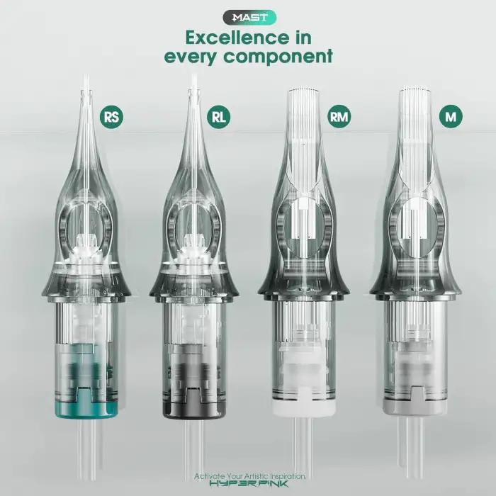Mast Hyperink 1007 RL 7RL Long Taper Kartuş Dövme İğnesi 20 Adet