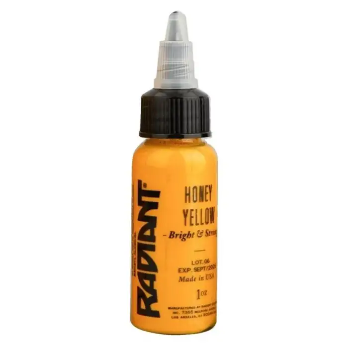 Radiant Colors Honey Yellow - Radiant Tattoo Dövme Boyası - 1oz/30ml