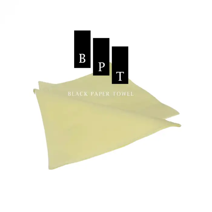 BPT-Black Paper Towel -  Kare Havlu Sarı 100Adet/Paket