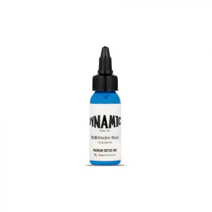 DYNAMIC- ELECTRIC BLUE Mavi Dövme Boyası 1oz/30ml