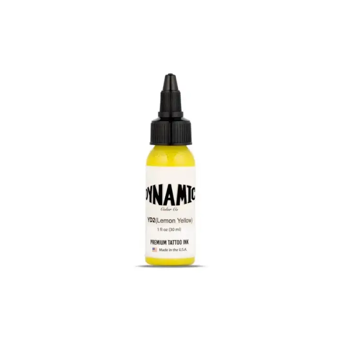 DYNAMIC- LEMON YELLOW Sarı Dövme Boyası 1oz/30ml