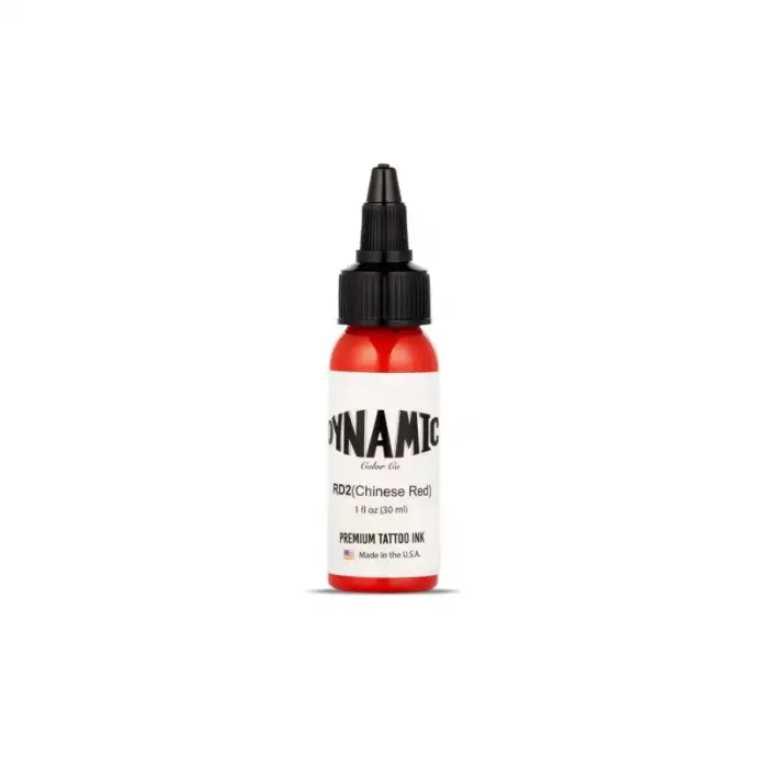 DYNAMIC- CHINESE RED Kırmızı Dövme Boyası 1oz/30ml