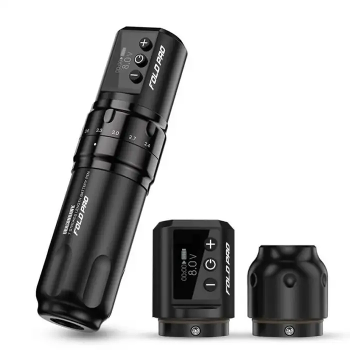 Mast Fold Pro With Dual Battery - Kablosuz Dövme Makinesi