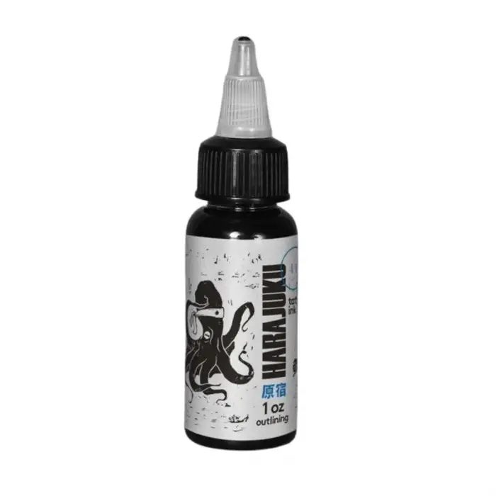 Radiant Harajuku Sumi Outlining Ink / Çizgi Siyah Dövme Boyası 1 oz 30 ml