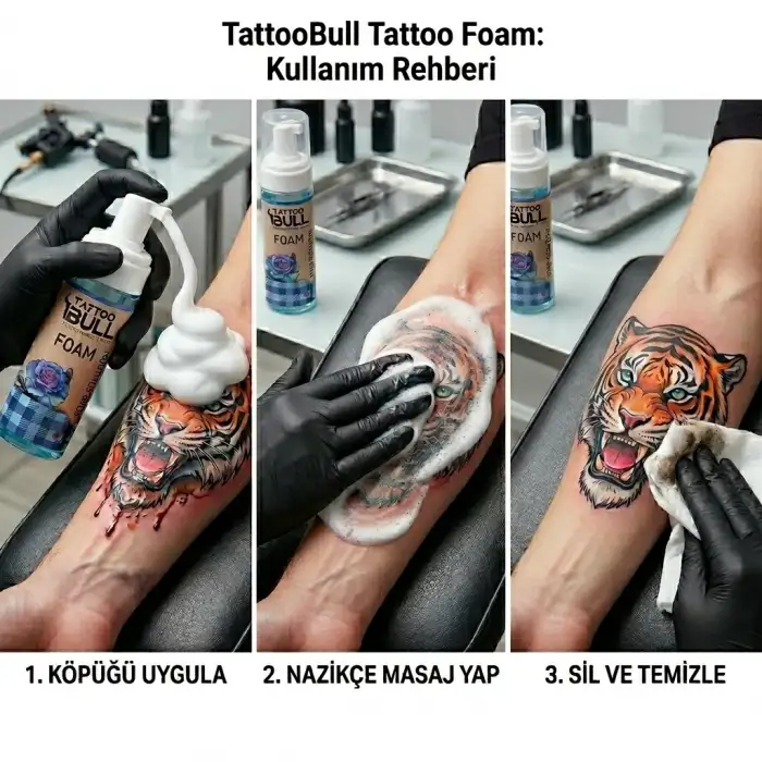 TattooBull Tattoo Foam - Dövme Temizleme Köpüğü 150 ml