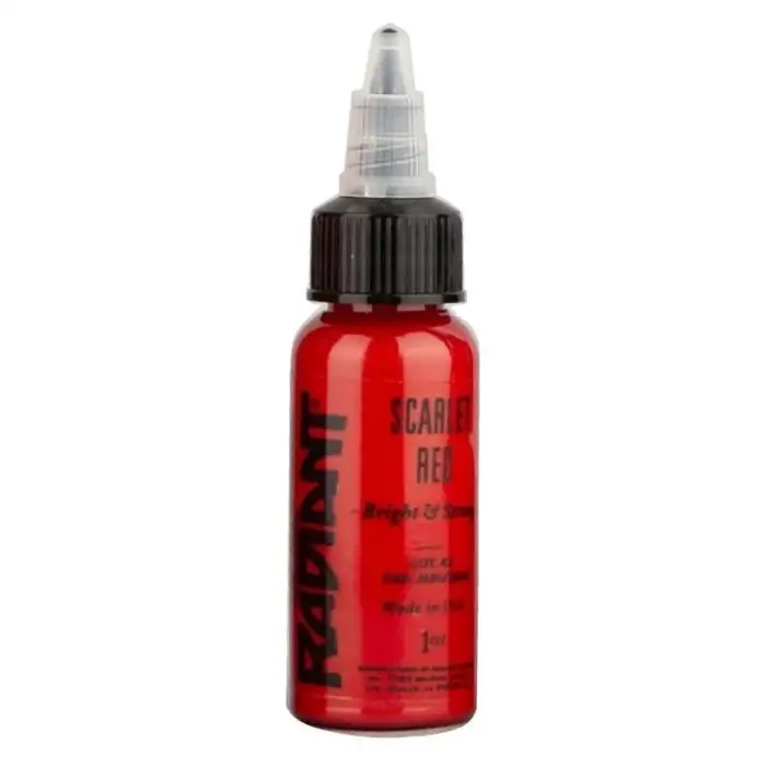 Radiant Colors Scarlet Red Kırmızı Dövme Boyası 1oz - 30ml