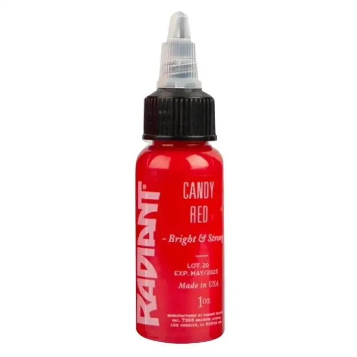 Radiant Colors Radiant Colors Candy Red Kırmızı Dövme Boyası 1oz - 30ml