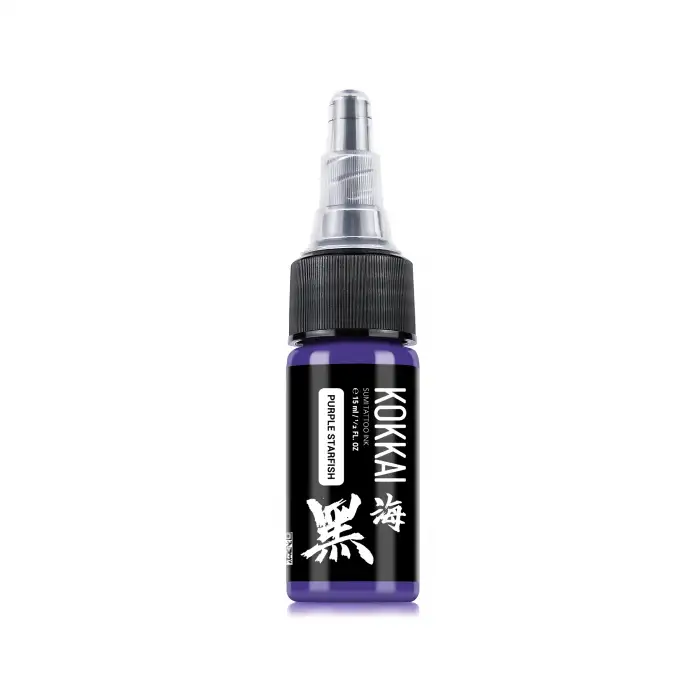 Kokkai Sumi Ink Purple Starfish 15 ml (1/2 oz) Mor Dövme Boyası