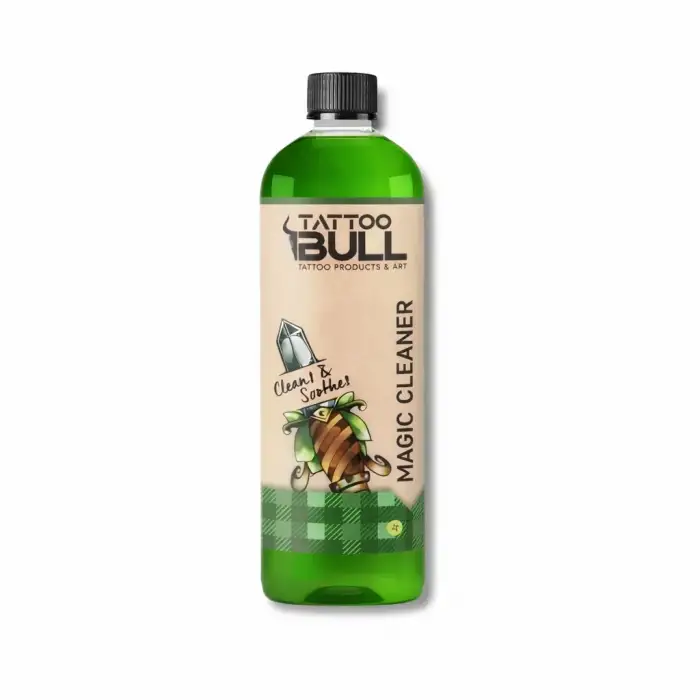 Tattoobull Magic Cleaner Temizleme Solüsyonu 400 ml (Green Soap)
