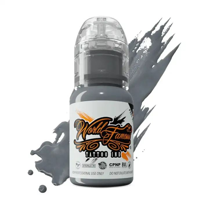 Battleship Grey - World Famous Ink Dövme Boyası - 30ml/1oz