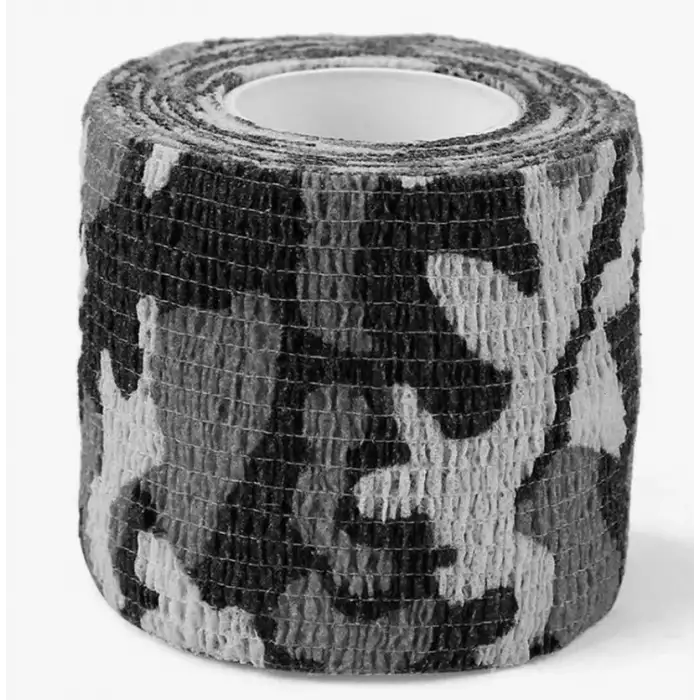 Dövme Makinesi Sarma Bandı (Kendinden Yapışkanlı Elastik Bant - Grip Cover) Kamuflaj