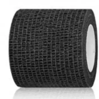 Dövme Makinesi Sarma Bandı (Kendinden Yapışkanlı Elastik Bant - Grip Cover) Siyah