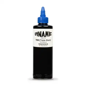 DYNAMIC TRIPLE BLACK - Daha Yoğun Siyah Dövme Boyası 8 oz/240ml