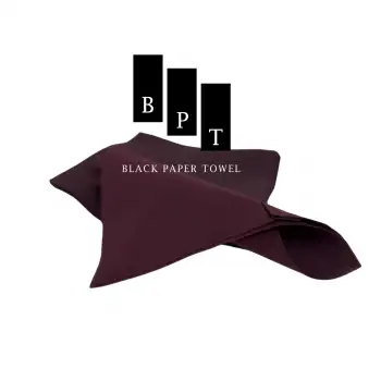 Black Paper Towel -  Kare Havlu Koyu Bordo 100Adet/Paket